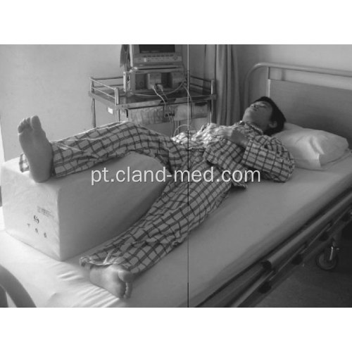 Coxim médico confortável projetado do pé para pacientes de ICU